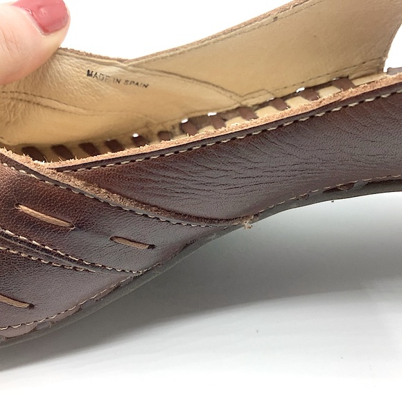 Pikolinos San Remo Leather Cut Out Slingback Shoes | EU 38 - Picture 6 of 8